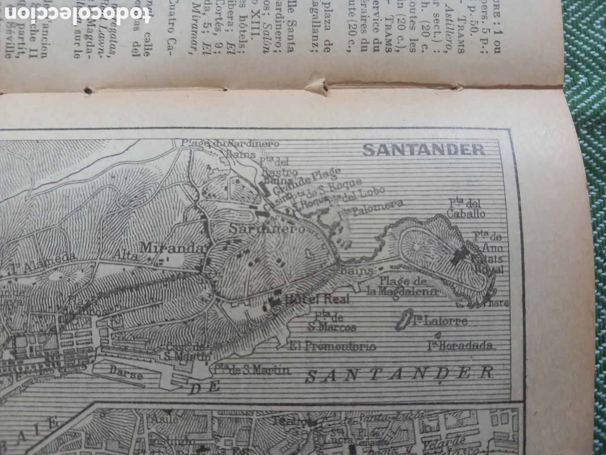 Mapas contempor&aacute;neos: Santander, mapa/plano de la ciudad 1927 - Foto 1
