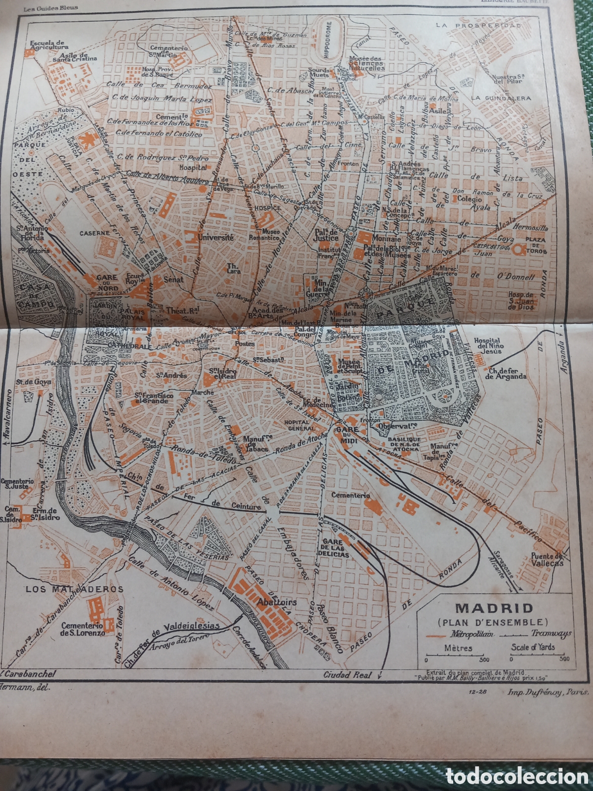 Mapas contempor&aacute;neos: Madrid, planos/ mapas de la ciudad 1927 - Foto 6