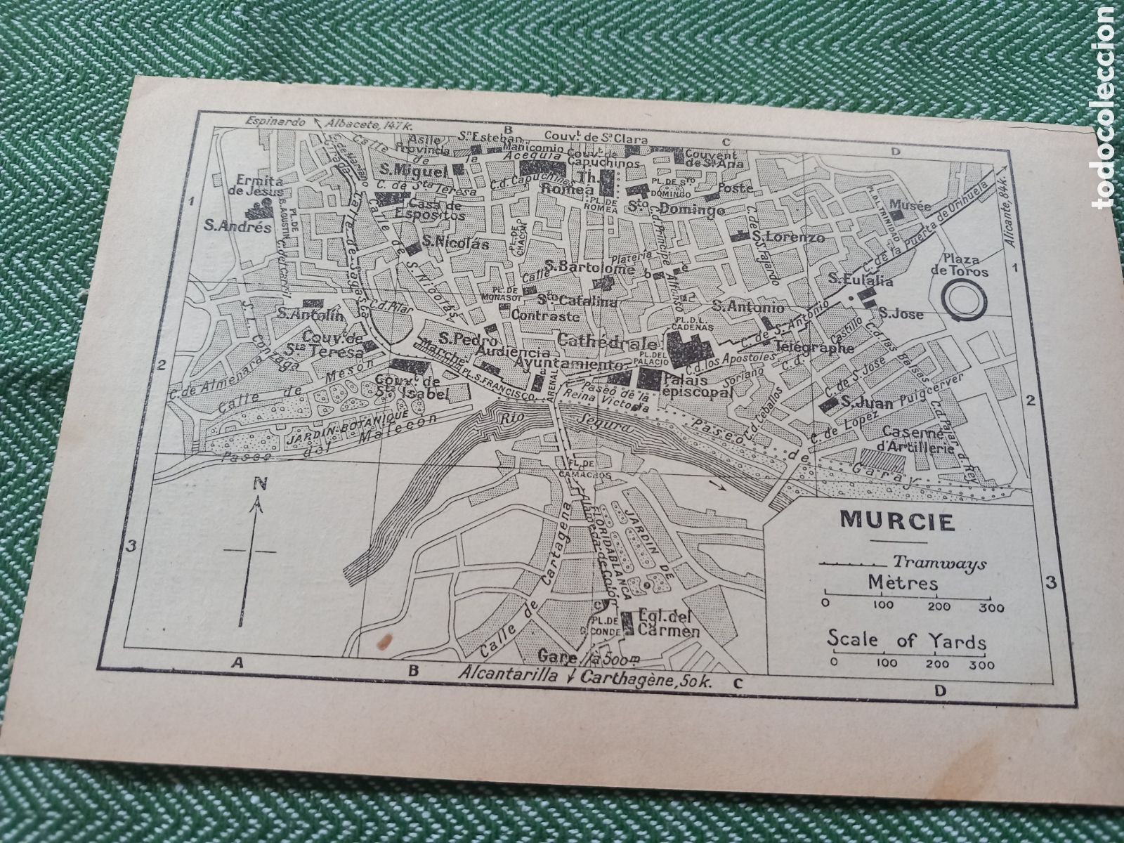 Mapas contempor&aacute;neos: Murcia, mapa/ plano de la ciudad 1927 - Foto 1