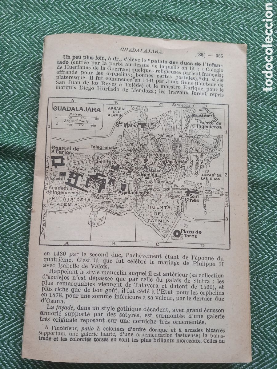 Mappe contemporanee: Guadalajara, mapa/plano de la ciudad 1927