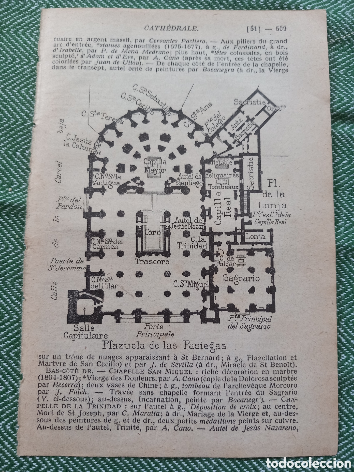 Mappe contemporanee: Catedral de Granada 1927