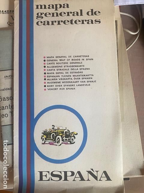 Zeitgen&ouml;ssische Karten: MAPA GENERAL DE CARRETERAS - EDITORA NACIONAL - F.N.M.T. - 1970