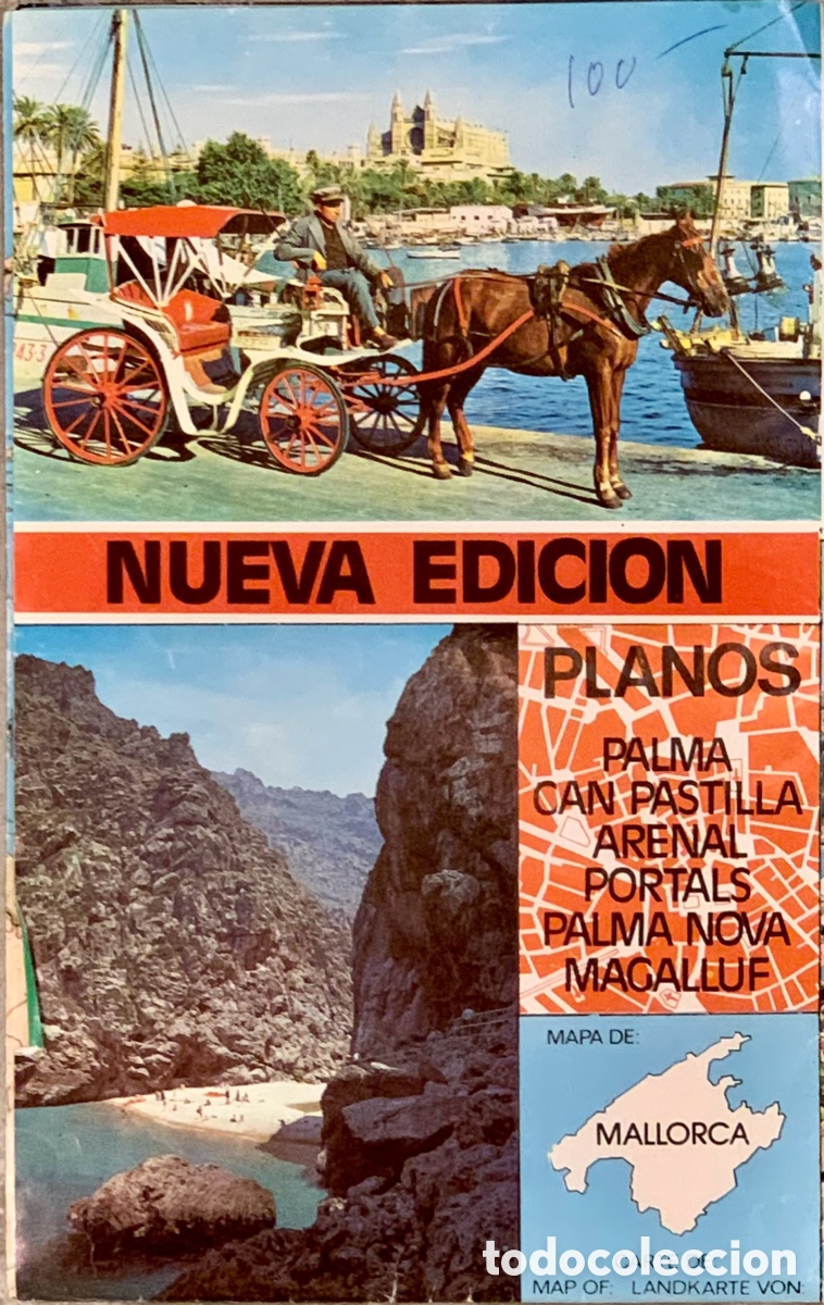 Mapas contempor&aacute;neos: Mapa. Plano de Mallorca. A&ntilde;os 70. - Foto 1