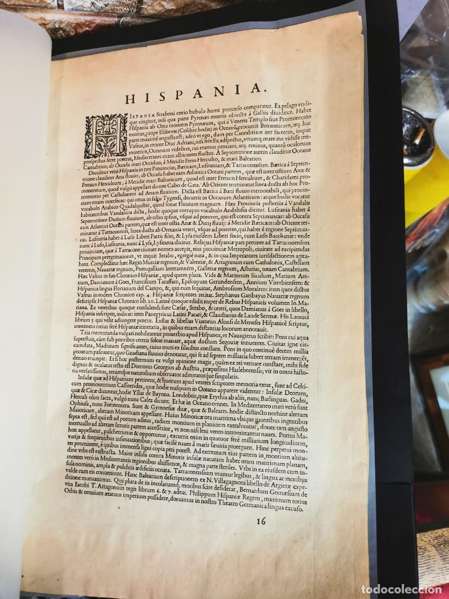 Mapas contempor&aacute;neos: Mapa Hispania siglo XVI Abraham Ortelius - Foto 2