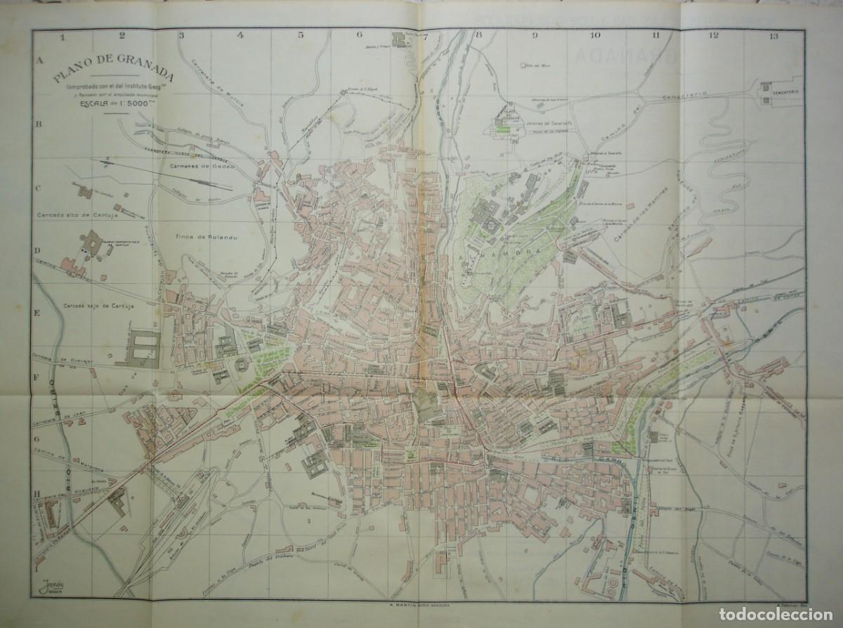 Mapas contempor&aacute;neos: Plano de Granada de 1910 - Foto 1