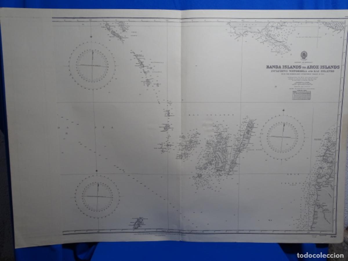 Zeitgen&ouml;ssische Karten: MAPA CARTA N&Aacute;UTICA ISLANDS AROE. WATOEBELA AND KAI. HOLANDA.