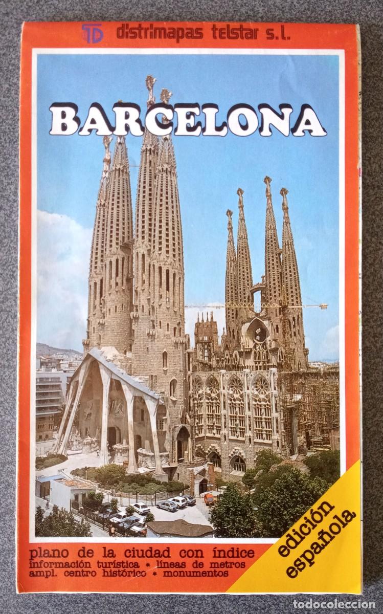 Mapas contempor&aacute;neos: Mapa plano de Barcelona - Foto 1