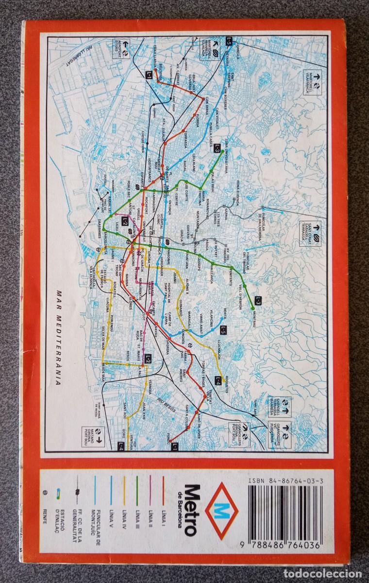 Mapas contempor&aacute;neos: Mapa plano de Barcelona - Foto 2
