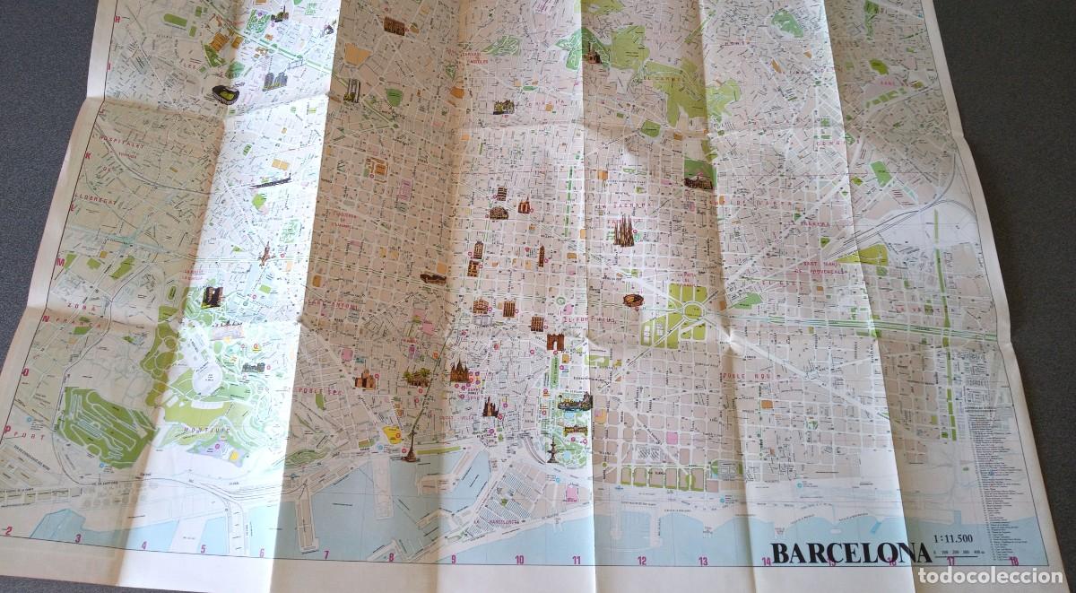 Mapas contempor&aacute;neos: Mapa plano de Barcelona - Foto 4