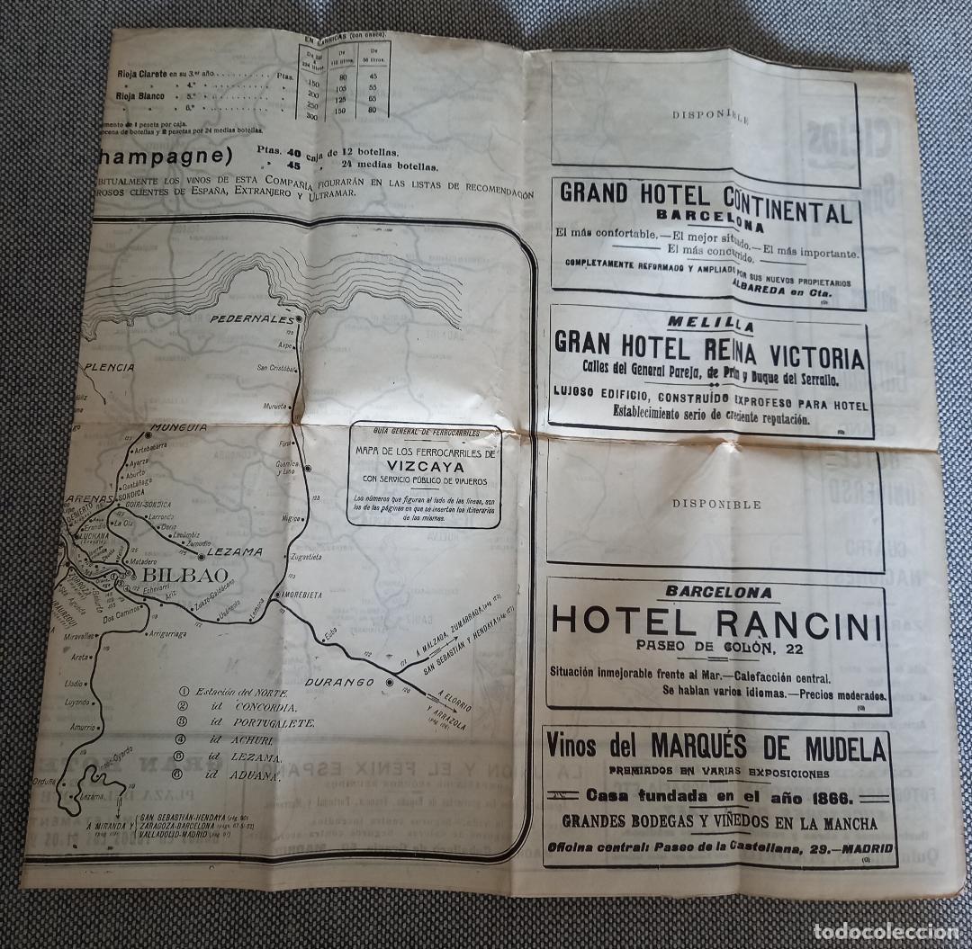 Mapas contempor&aacute;neos: Plano Gu&iacute;a de Ferrocarriles en 1900 - Foto 3
