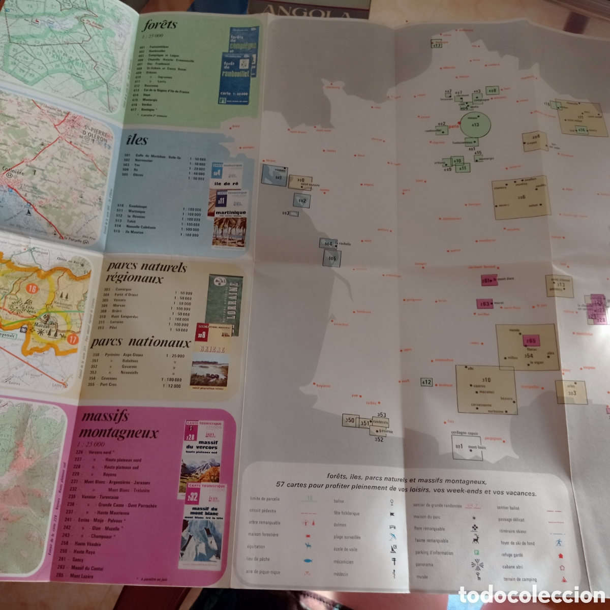 Mapas contempor&aacute;neos: MAPAS TURISTICOS FRANCIA 1978 - Foto 2