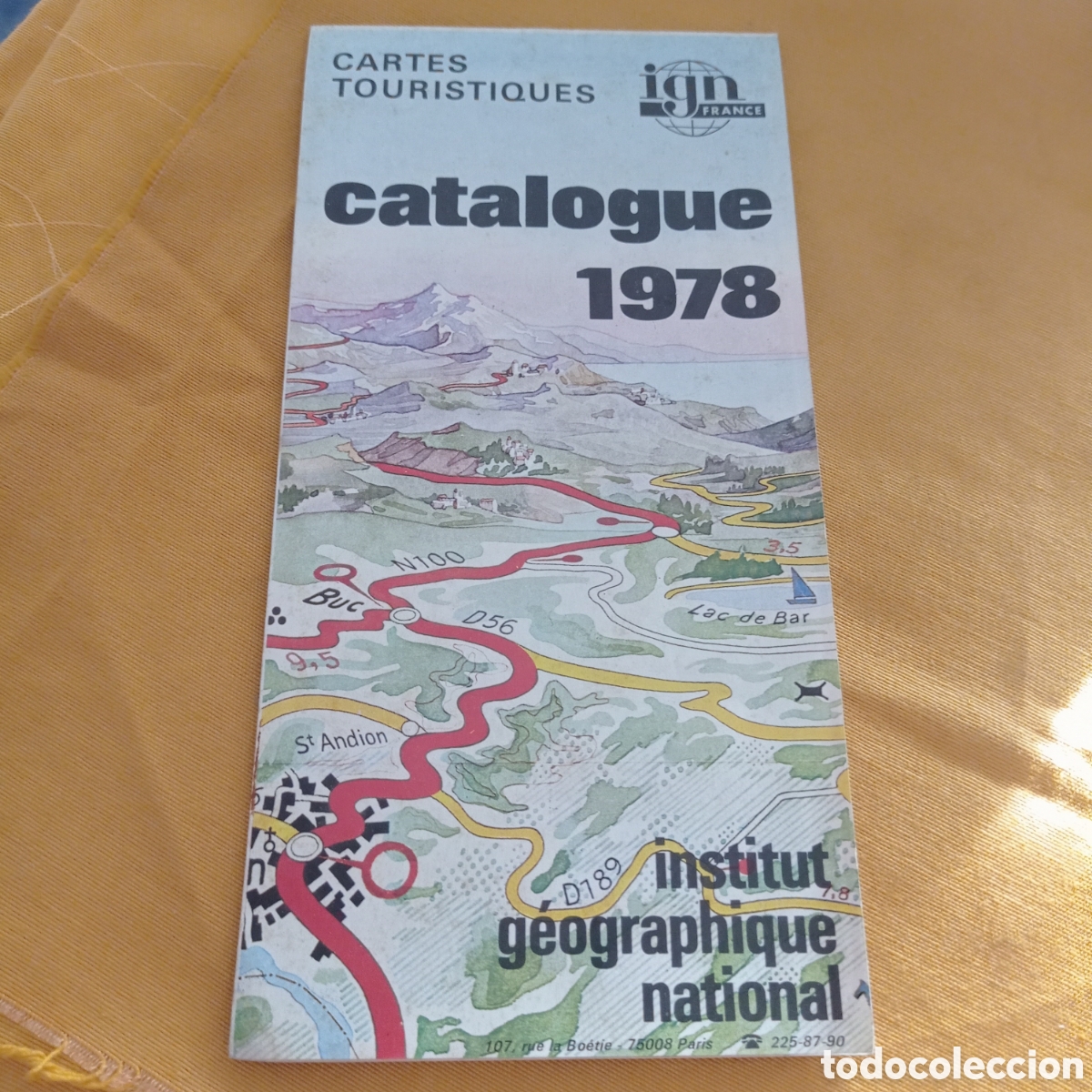 Mapas contempor&aacute;neos: MAPAS TURISTICOS FRANCIA 1978 - Foto 1