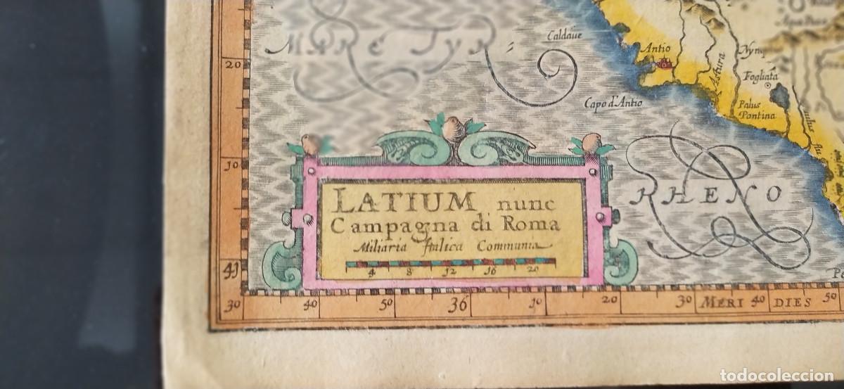 Mapas contempor&aacute;neos: Mapa antiguo. Campa&ntilde;a de Roma , 1633 - Foto 2