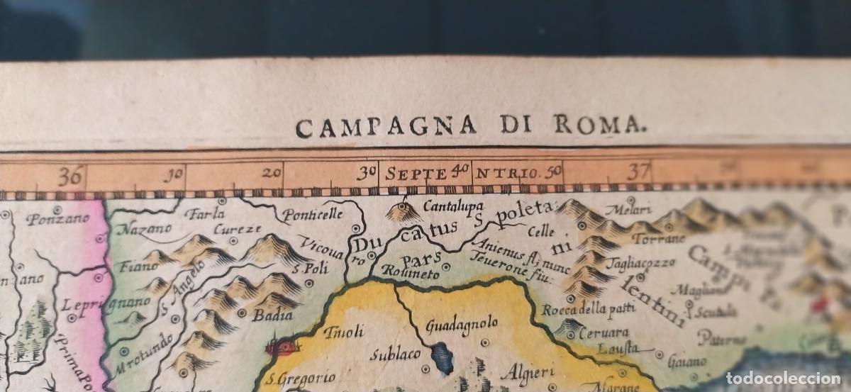 Mapas contempor&aacute;neos: Mapa antiguo. Campa&ntilde;a de Roma , 1633 - Foto 3