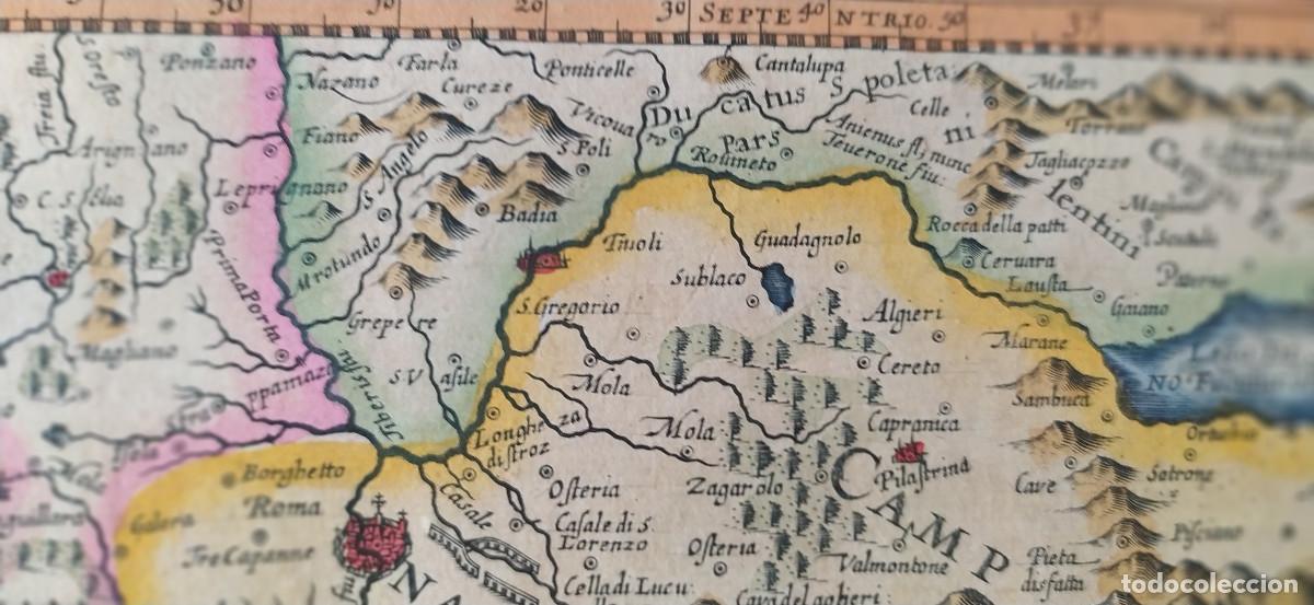 Mapas contempor&aacute;neos: Mapa antiguo. Campa&ntilde;a de Roma , 1633 - Foto 6