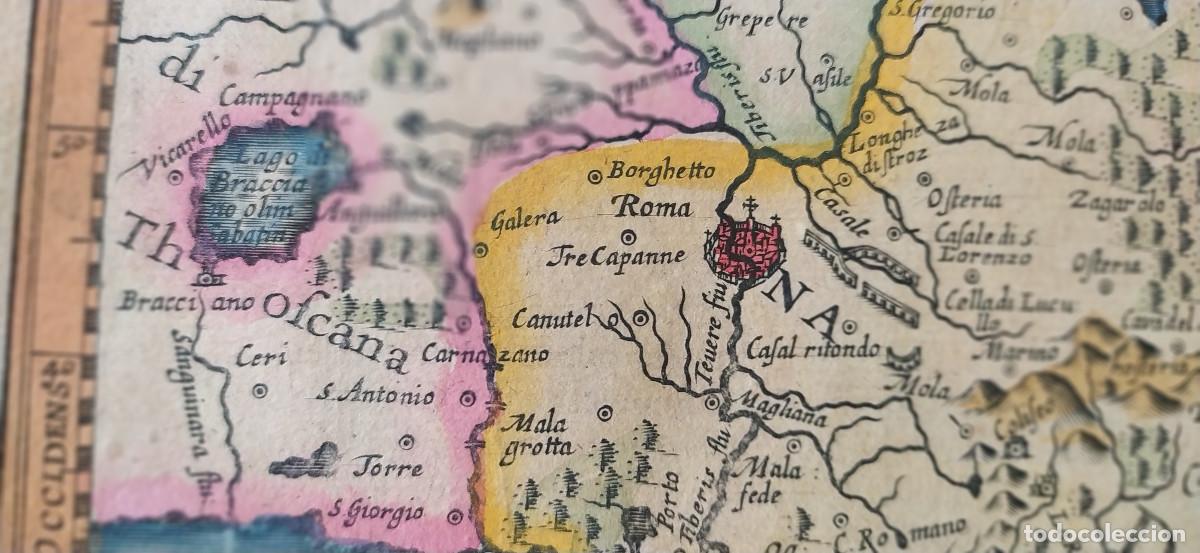 Mapas contempor&aacute;neos: Mapa antiguo. Campa&ntilde;a de Roma , 1633 - Foto 7