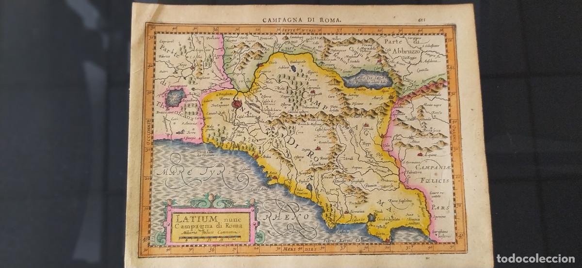 Mapas contempor&aacute;neos: Mapa antiguo. Campa&ntilde;a de Roma , 1633 - Foto 9