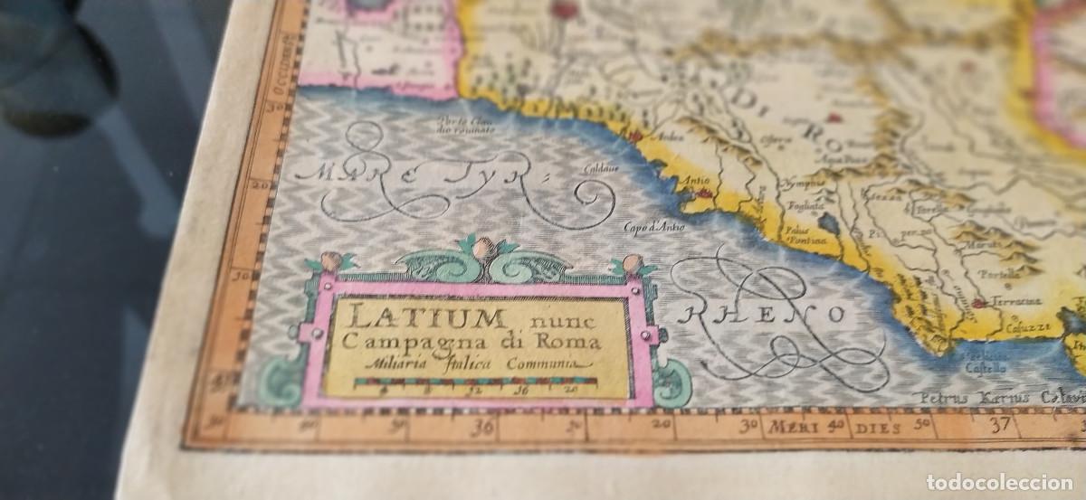 Mapas contempor&aacute;neos: Mapa antiguo. Campa&ntilde;a de Roma , 1633 - Foto 12