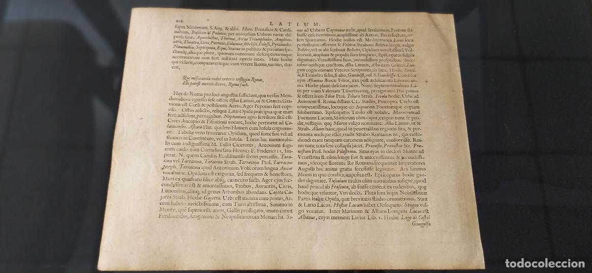 Mapas contempor&aacute;neos: Mapa antiguo. Campa&ntilde;a de Roma , 1633 - Foto 16