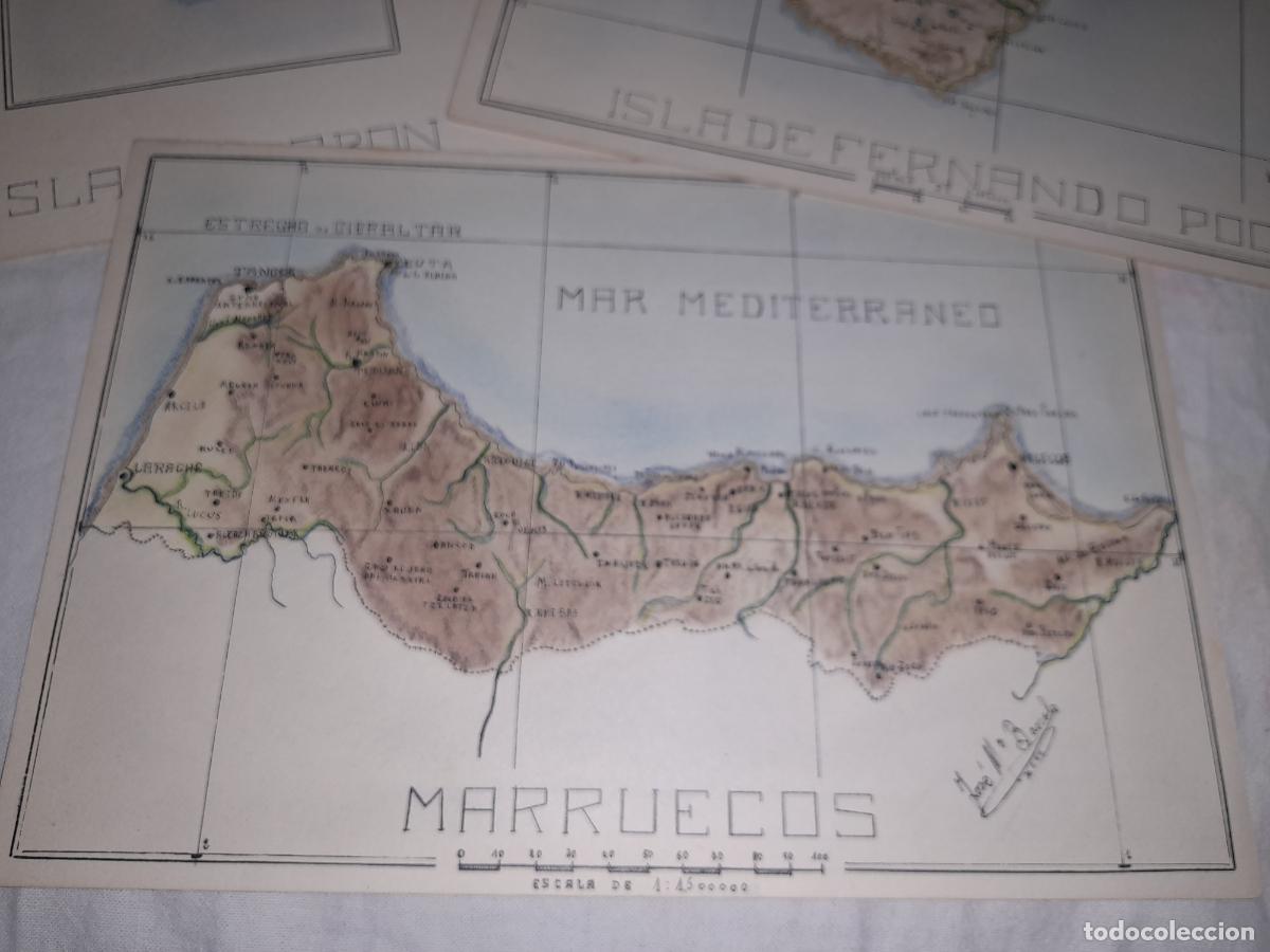 Mapas contempor&aacute;neos: ANTIGUOS MAPAS COLONIAS ESPA&Ntilde;OLAS. - Foto 5