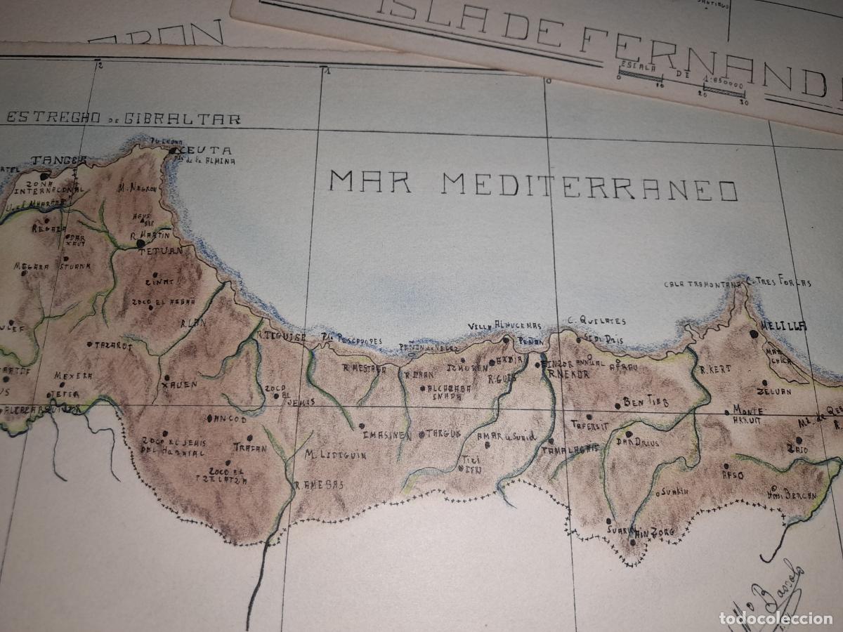 Mapas contempor&aacute;neos: ANTIGUOS MAPAS COLONIAS ESPA&Ntilde;OLAS. - Foto 6