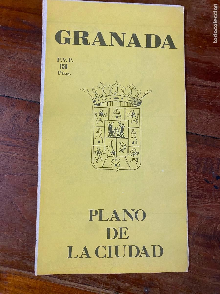 Mapas contempor&aacute;neos: granada, plano de la ciudad 1980 - Foto 1