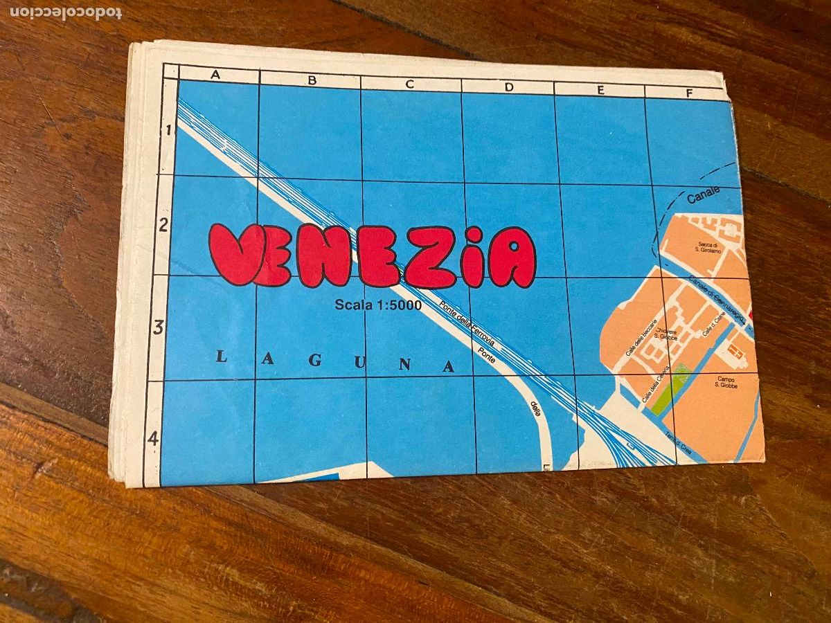 Mapas contempor&aacute;neos: MAPA DE VENECIA 1989 - Foto 2