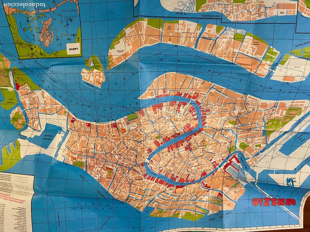 Mapas contempor&aacute;neos: MAPA DE VENECIA 1989 - Foto 1