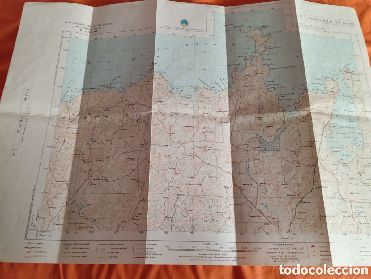 Mapas contempor&acirc;neos: CARTOGRAF&Iacute;A MILITAR DE ESPA&Ntilde;A FORNELLS MENORCA
