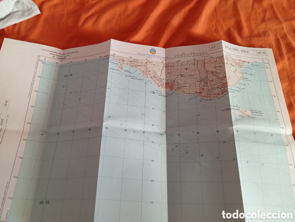 Mapas contempor&acirc;neos: CARTOGRAF&Iacute;A MILITAR DE ESPA&Ntilde;A MENORCA ISLA DEL AIRE