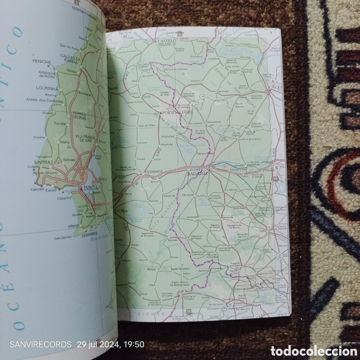 Mapas contempor&aacute;neos: MAPA ESPA&Ntilde;A Y PORTUGAL (CENTRO GEOGR&Aacute;FICO DEL EJERCITO) - Foto 4