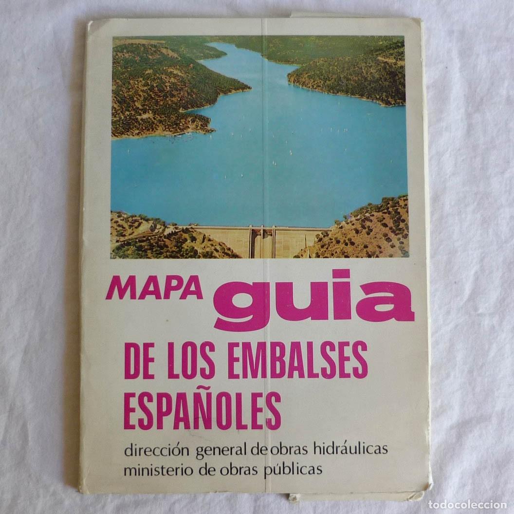 Mapas contempor&aacute;neos: Mapa gu&iacute;a de los embalses espa&ntilde;oles 1975 - Foto 1