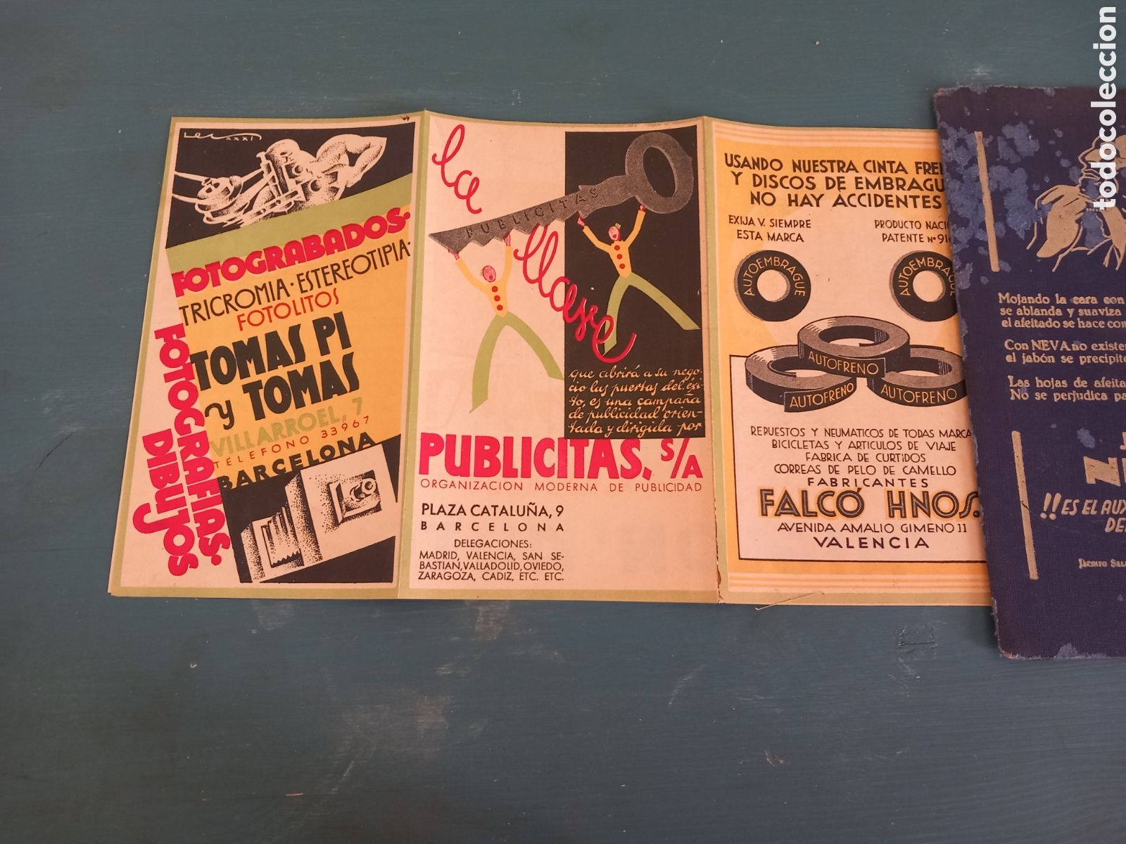 Mapas contempor&aacute;neos: Mapa de Espa&ntilde;a publicidad 1932 - Foto 6