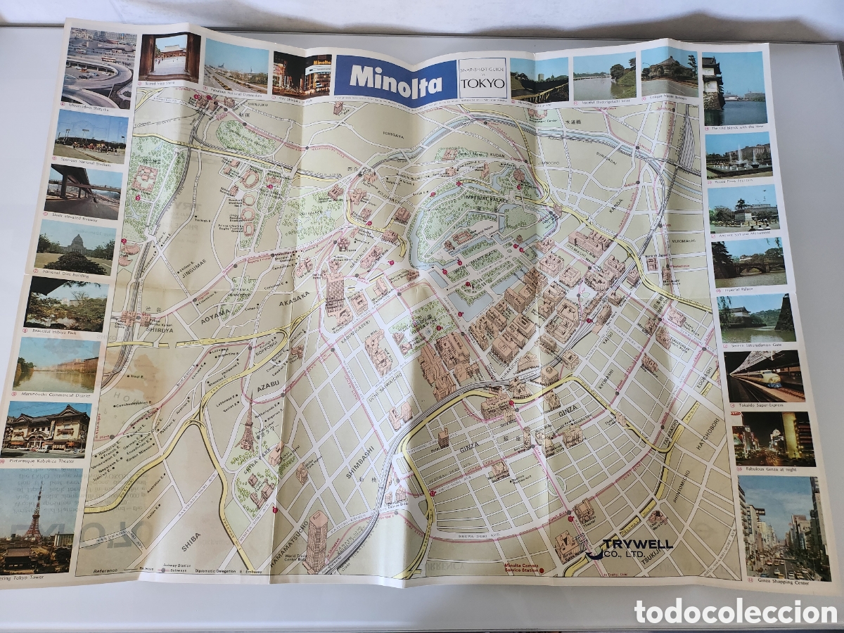 Mapas contempor&aacute;neos: Plano de Tokyo de 1970 - Foto 2