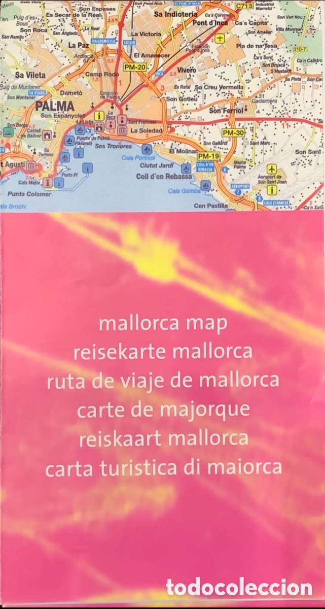 Mapas contempor&aacute;neos: Mapa. Ruta de viaje de Mallorca. 1987. - Foto 1