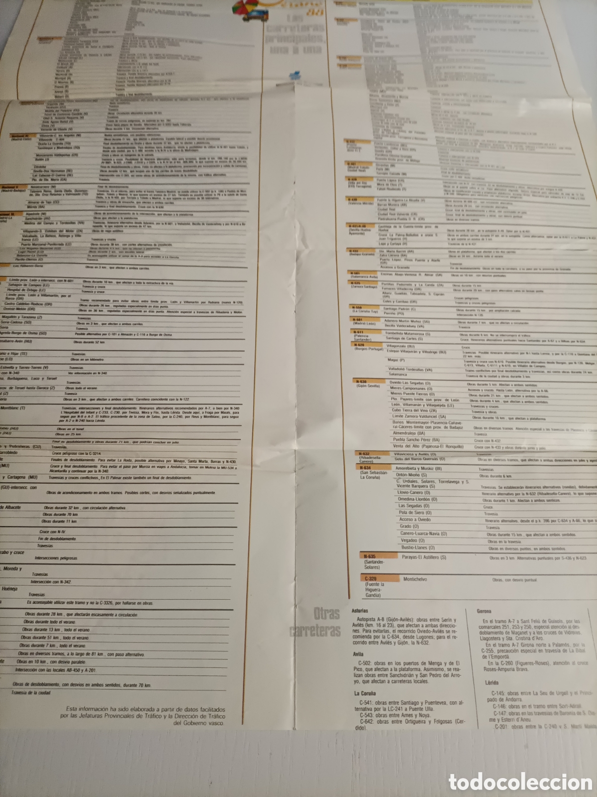 Mapas contempor&aacute;neos: Mapa DGT. Verano 1988 - Foto 3