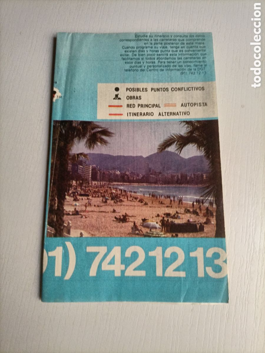 Mapas contempor&aacute;neos: Mapa DGT. Verano 1988 - Foto 1