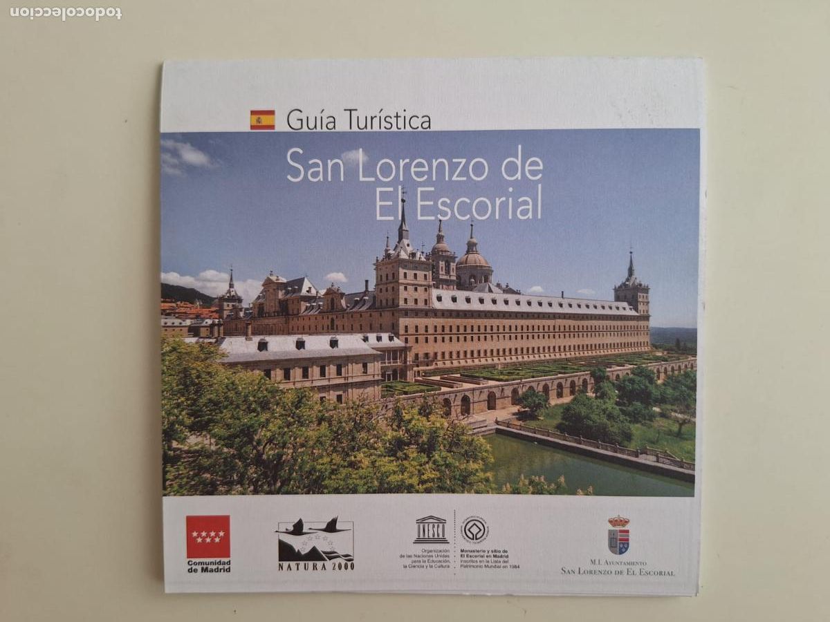 Mapas contempor&aacute;neos: Plano folleto San Lorenzo de El Escorial Arte Arquitectura Urbanismo