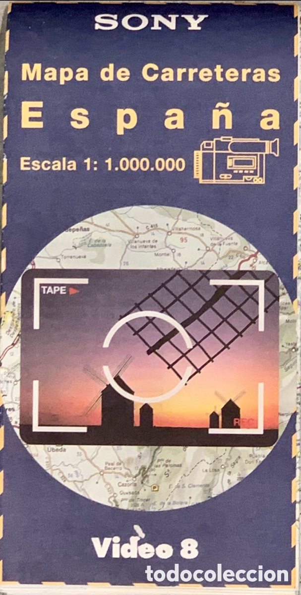 Mapas contempor&aacute;neos: Mapa. Mapa de Carreteras Espa&ntilde;a. Sony. 1995. - Foto 1