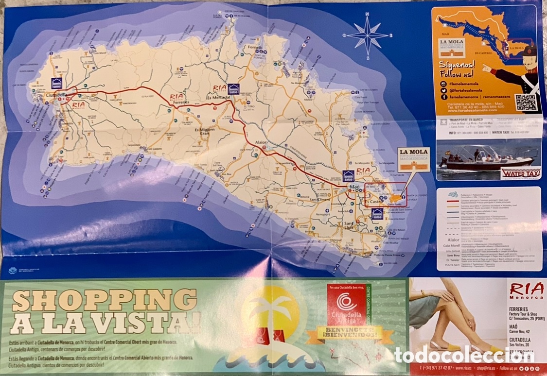Mapas contempor&aacute;neos: Mapa. Menorca. Balear&iacute;a. Illes Balears. 2020. - Foto 2
