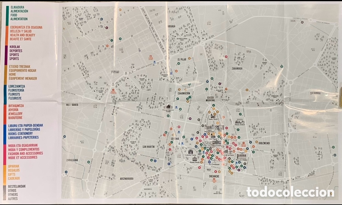 Mapas contempor&aacute;neos: Mapa. Mapa Comercial. Vitoria-Gasteiz. Alaba. 2021. - Foto 2