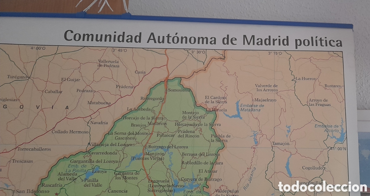 Mapas contempor&aacute;neos: Mapa mural Comunidad de Madrid - Foto 5