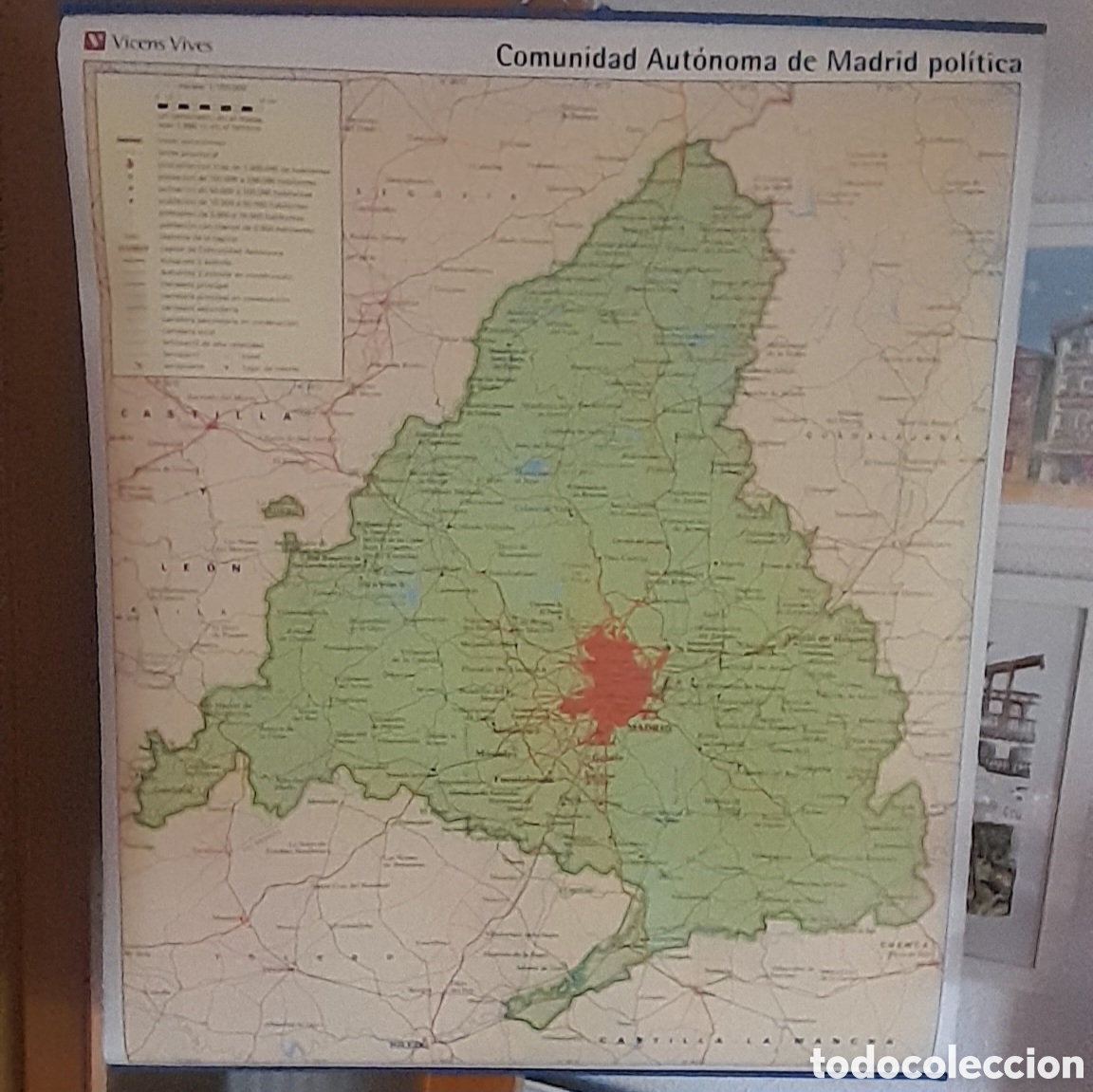 Mapas contempor&aacute;neos: Mapa mural Comunidad de Madrid - Foto 7