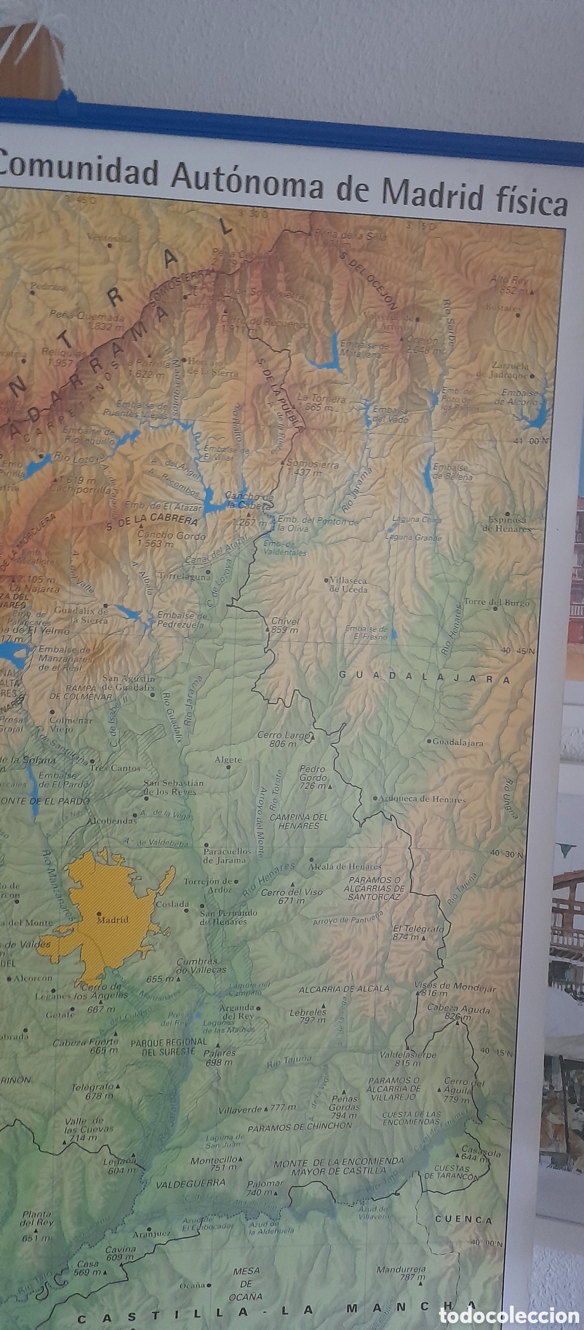 Mapas contempor&aacute;neos: Mapa mural Comunidad de Madrid - Foto 10