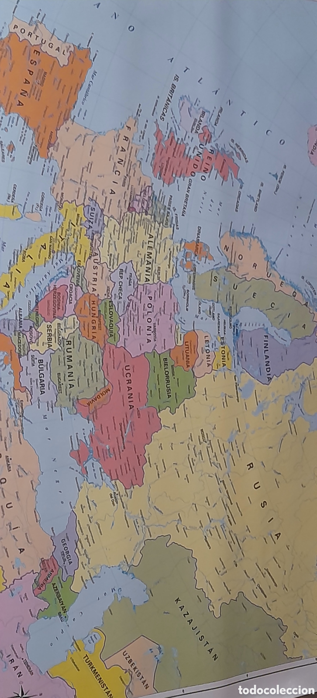 Mapas contempor&aacute;neos: Mapa de Europa plastificado - Foto 7