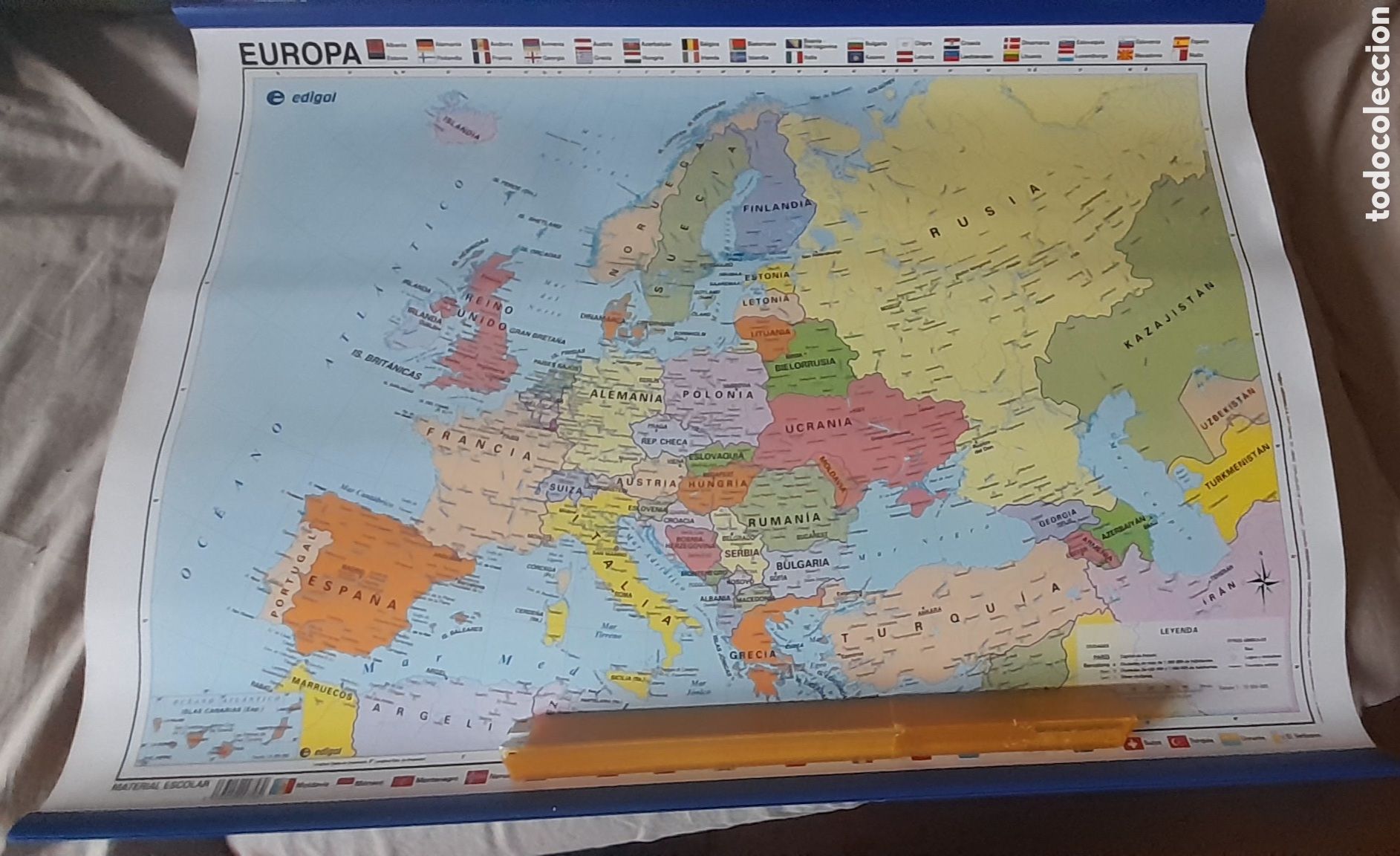 Mapas contempor&aacute;neos: Mapa de Europa plastificado - Foto 8