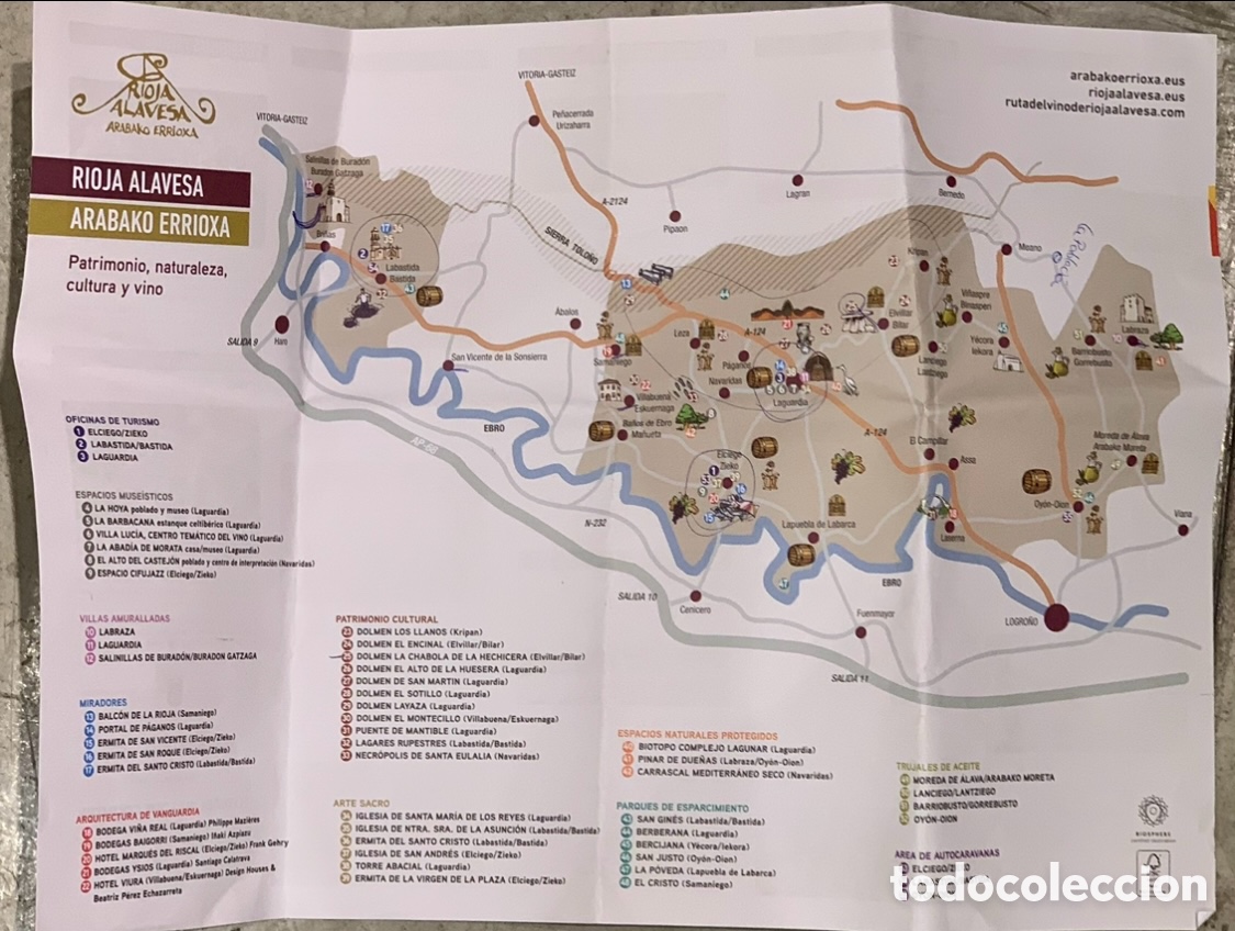 Mapas contempor&aacute;neos: Mapa. Rioja Alavesa. &Aacute;lava. - Foto 1
