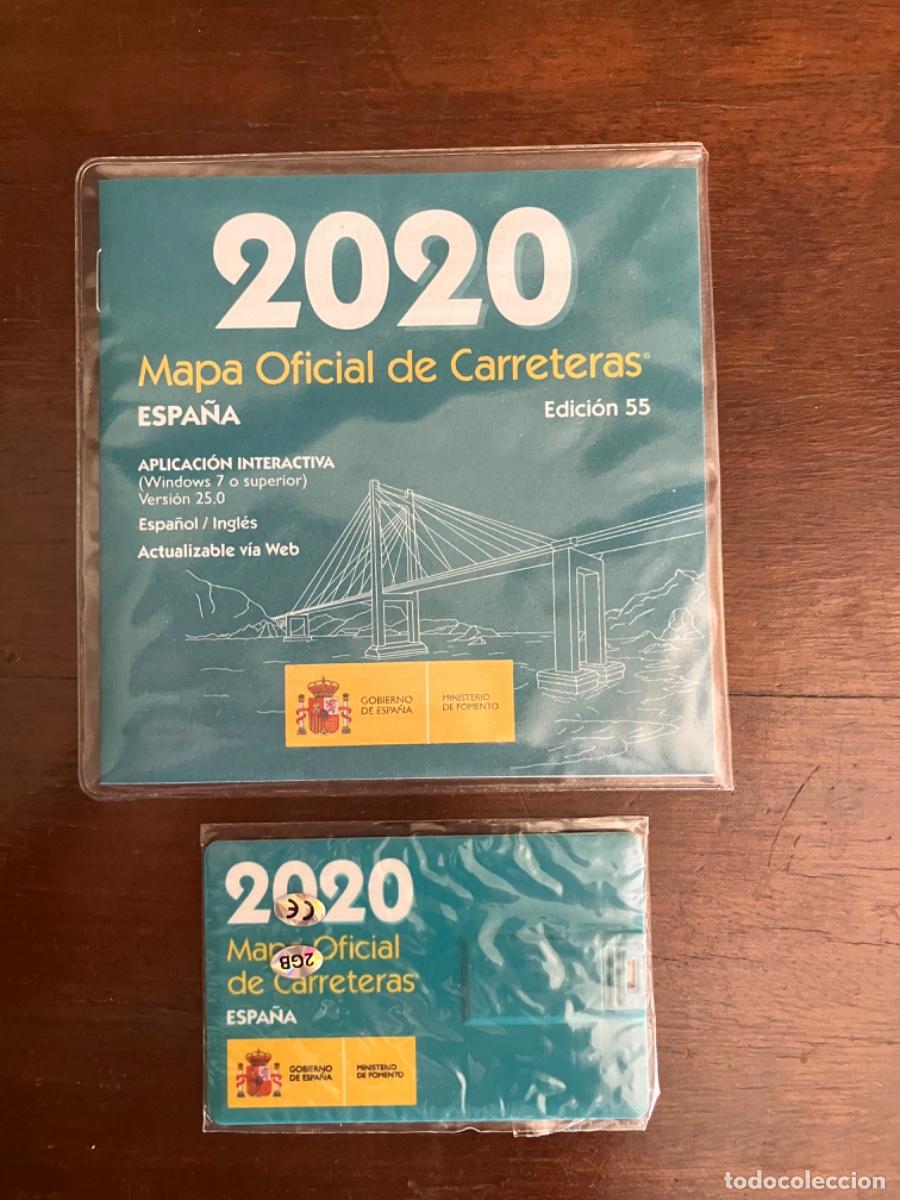 Mapas contempor&aacute;neos: USB 2 GB MAPA OFICIAL CARRETERAS 2020 EDICI&Oacute;N 55 APLICACION INTERACTIVA SIN ABRIR