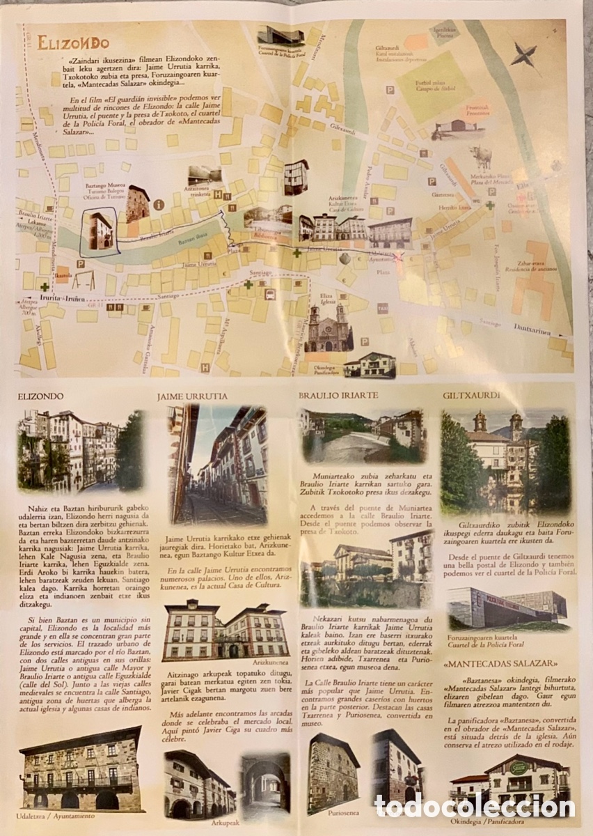 Mapas contempor&aacute;neos: Mapa. Elizondo. Navarra. 2016. - Foto 2
