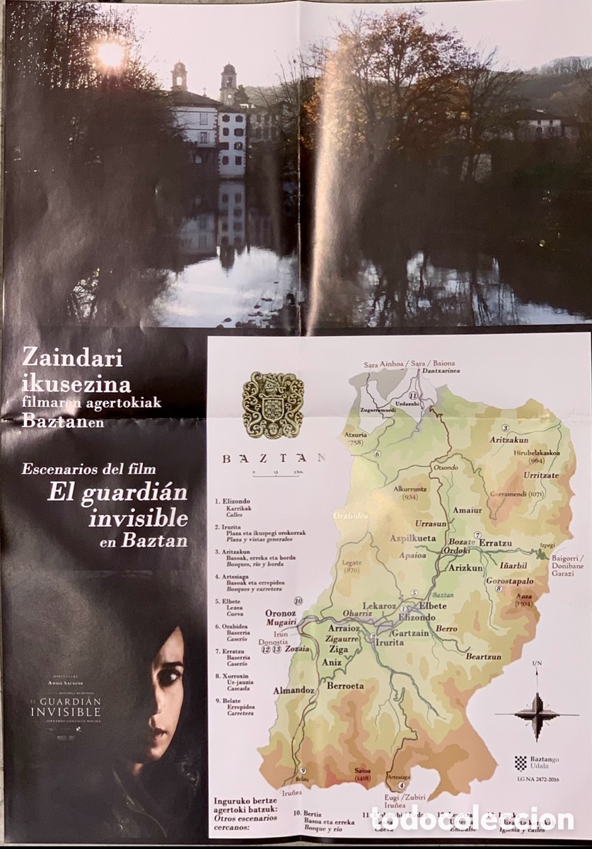 Mapas contempor&aacute;neos: Mapa. Elizondo. Navarra. 2016. - Foto 1